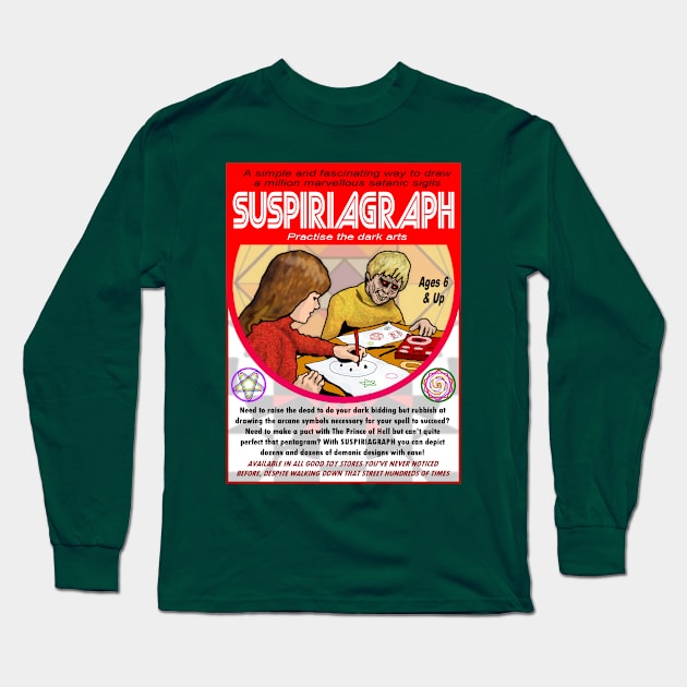 Suspiriagraph Long Sleeve T-Shirt by MalcolmKirk